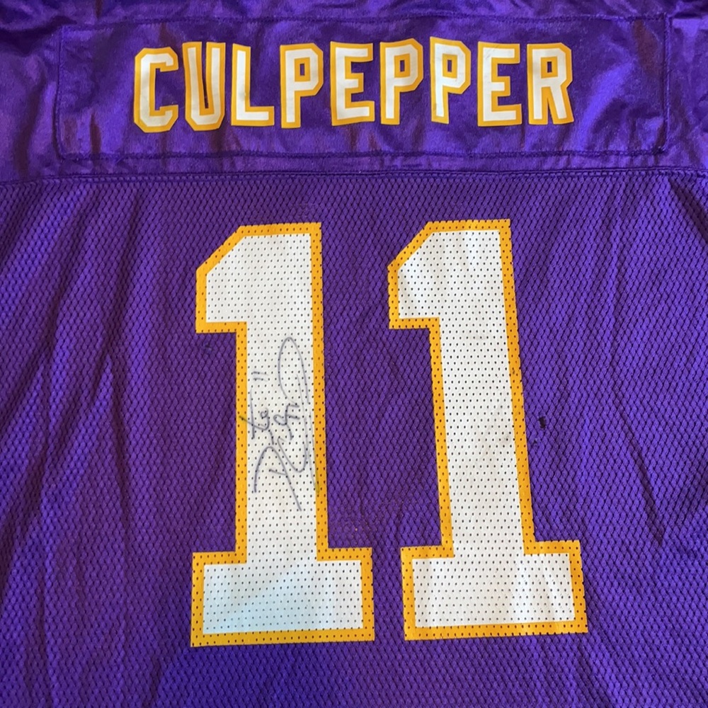 Vikings Culpepper jersey.